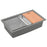 Quartz Composite Grey Kitchen Sink Matte 1