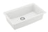 Quartz Composite White Kitchen Sink Matte 3