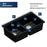 Quartz Composite Black Kitchen Sink Matte 2