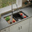 Quartz Composite Black Kitchen Sink Matte 3