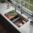 Quartz Composite Concrete Kitchen Sink Matte 4