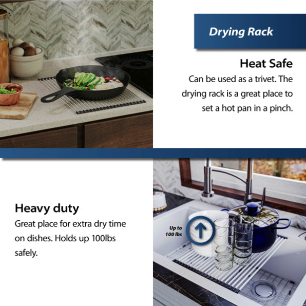 Quartz Composite White Kitchen Sink Matte 10