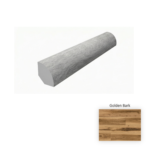 Foundation Vinyl Golden Bark Quarter Round Urethane 1
