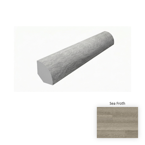 Foundation Vinyl Sea Froth Quarter Round Urethane 1