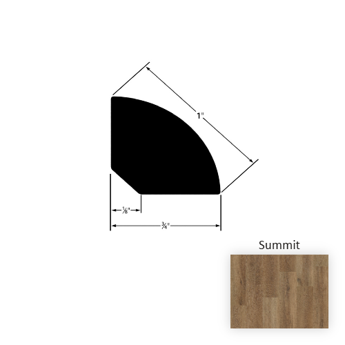 Elevate Vinyl Summit Quarter Round Embossed 1