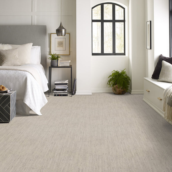 Quiet Refuge Light Breeze Polyester Carpet - Textured