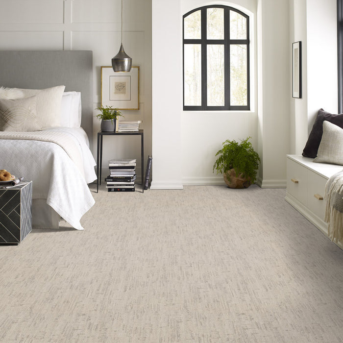 Quiet Refuge Woven Path Polyester Carpet - Textured