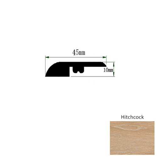 Genesis Silhouette Hitchcock Luxury Vinyl Moulding / Trim - 94" Reducer