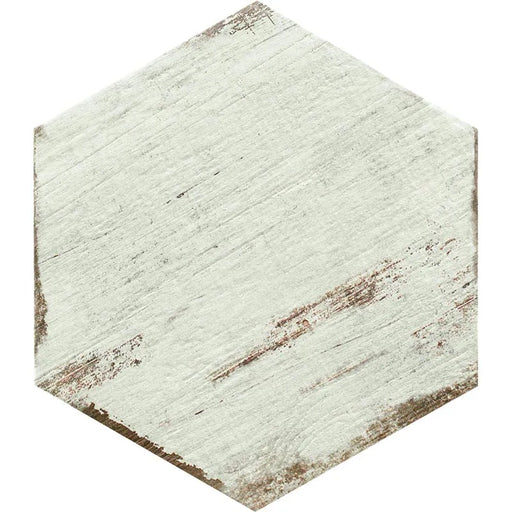 Retro Porcelain Blanco Hex Tile Matte 1