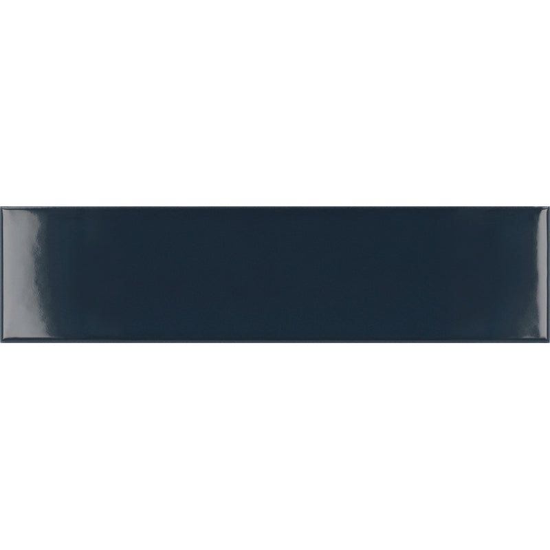 Mir Ridge Navy Glossy Ceramic Tile Lowest Price — Stone & Tile Shoppe