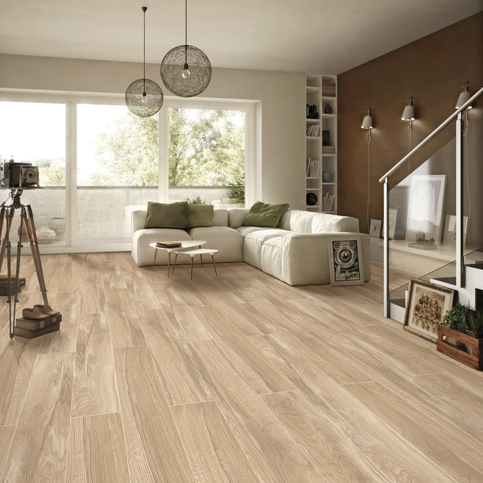Clara Wood Sandal Porcelain Beige Tile Matte 2
