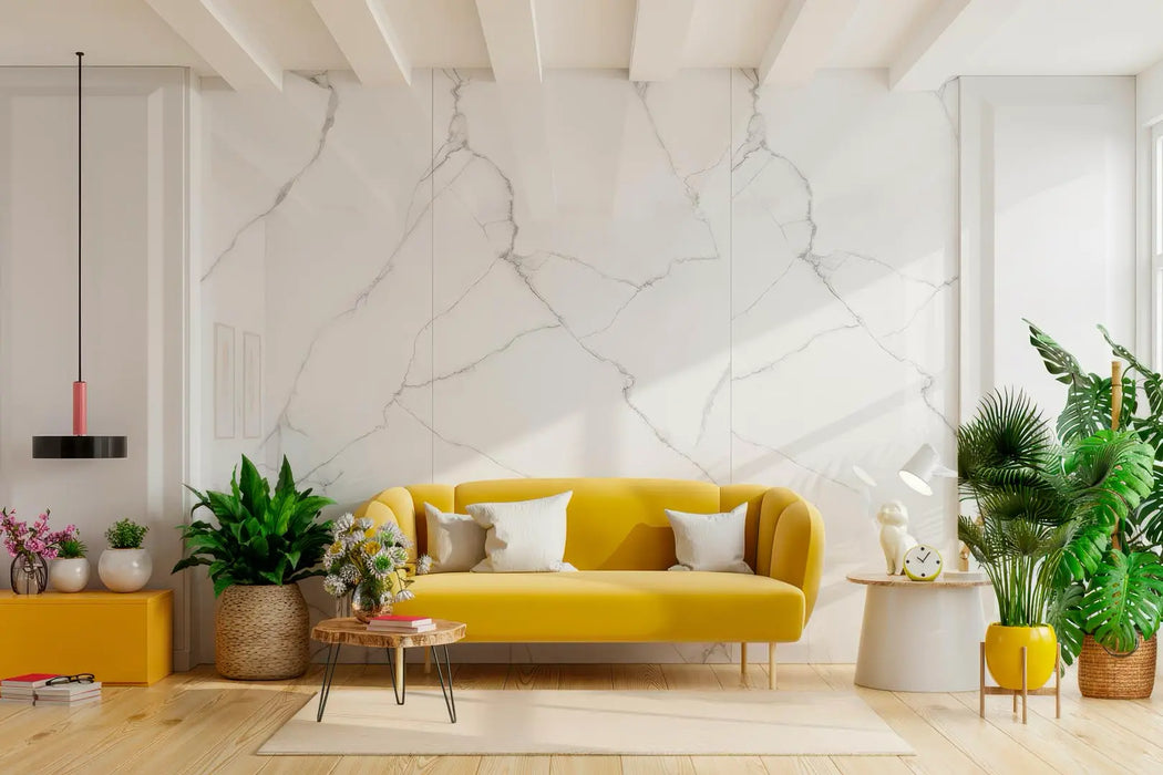 Statuario Porcelain White Tile Polished 5
