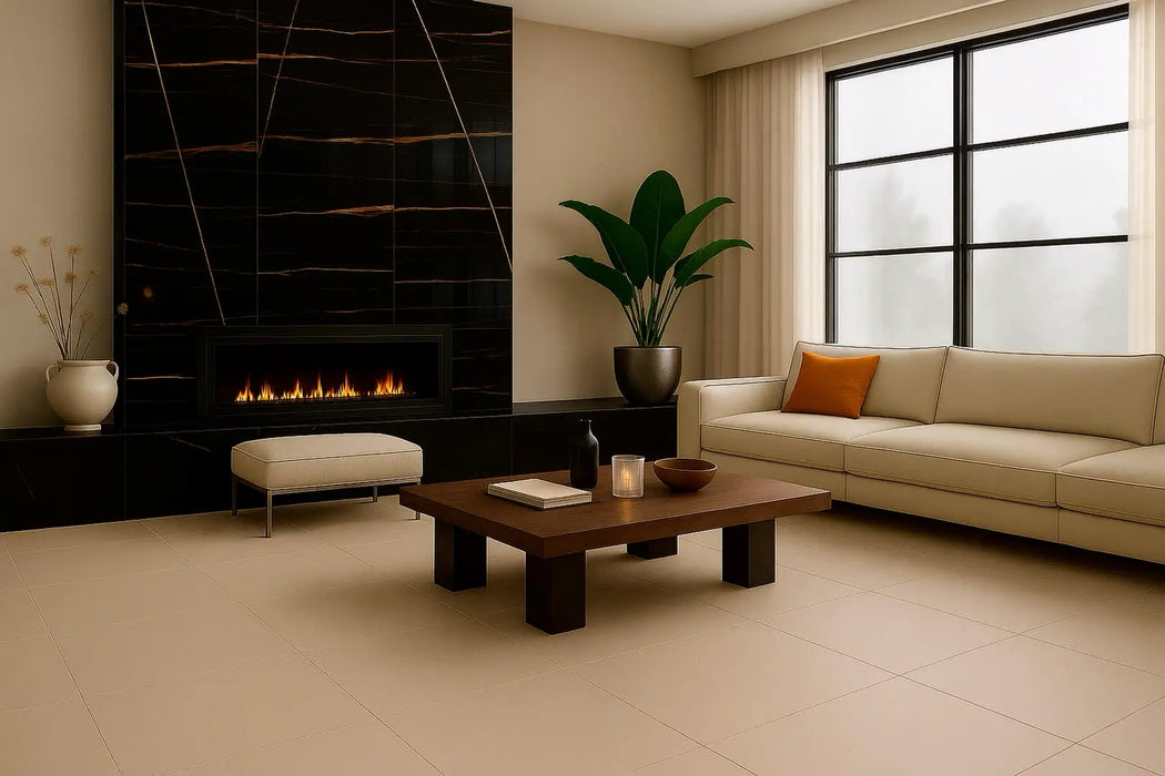 Sahara Porcelain Black Tile Matte 3