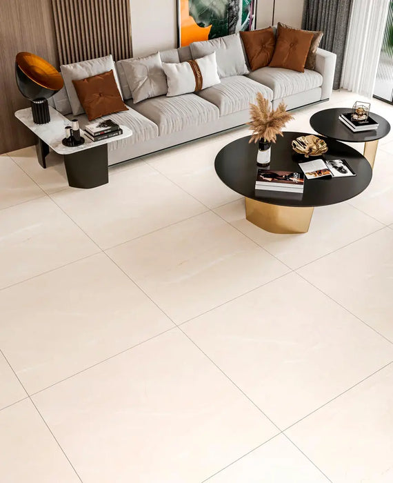 Armani Porcelain Crema Tile Polished 4