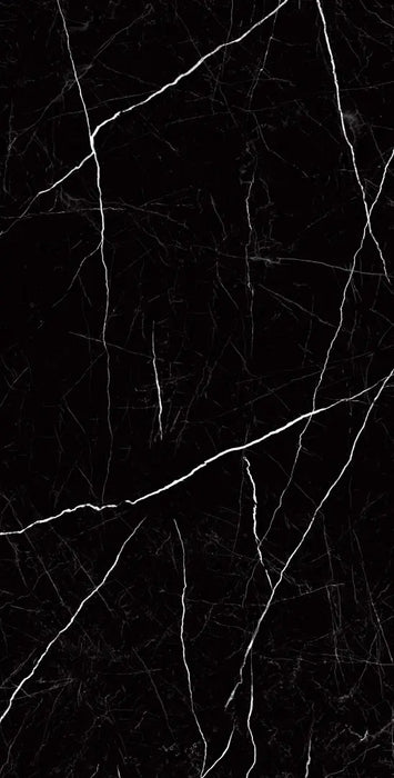Nero Marquina Porcelain Black Tile Polished 3