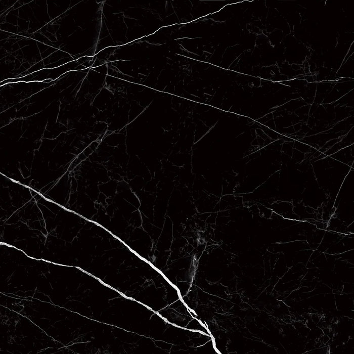 Nero Marquina Porcelain Black Tile Polished 2