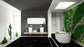 Nero Marquina Porcelain Black Tile Polished 5