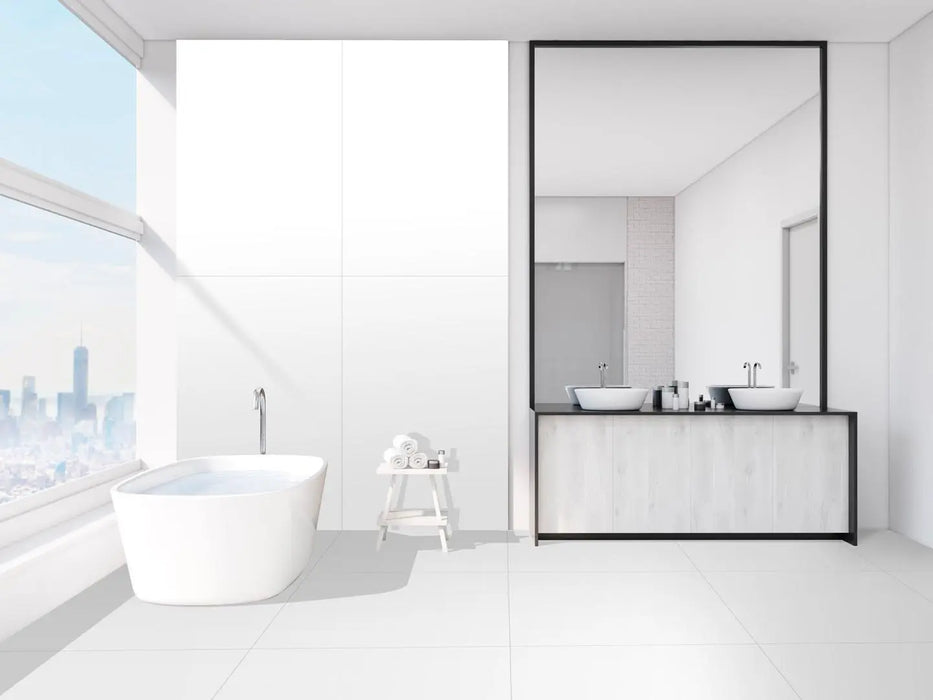 Lea Blanco Porcelain White Tile Polished 3