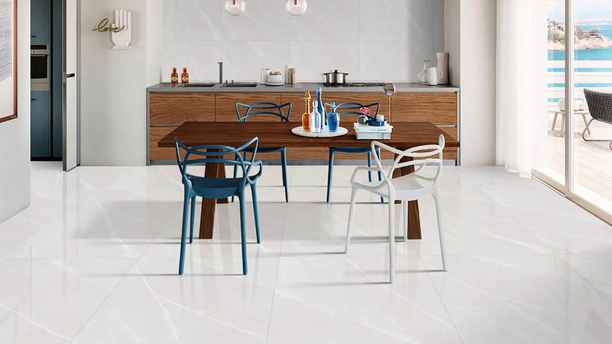 Pietra Blanco Porcelain Grey Tile Matte 3
