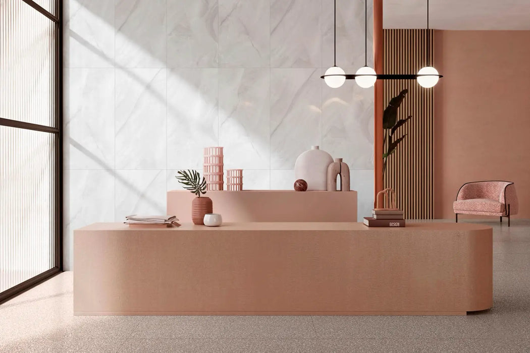 Agate Porcelain White Tile Matte 4