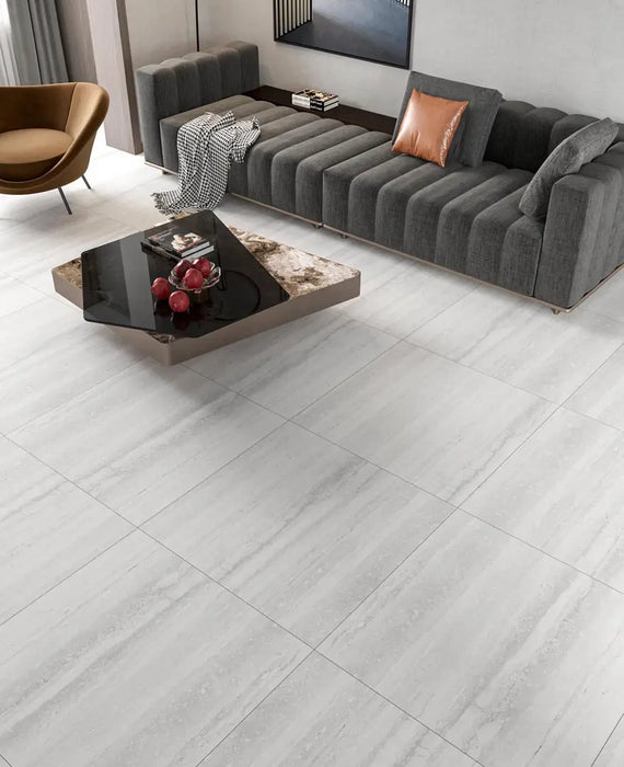 Travertino Porcelain White Tile Matte 3