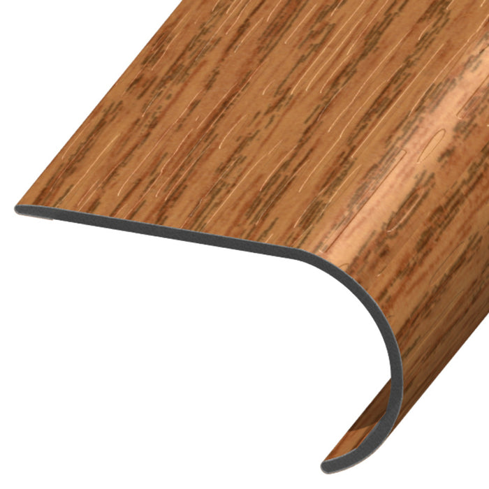 Standard Color Vinyl Mission Oak Round Stair Nose Aluminum Oxide 1