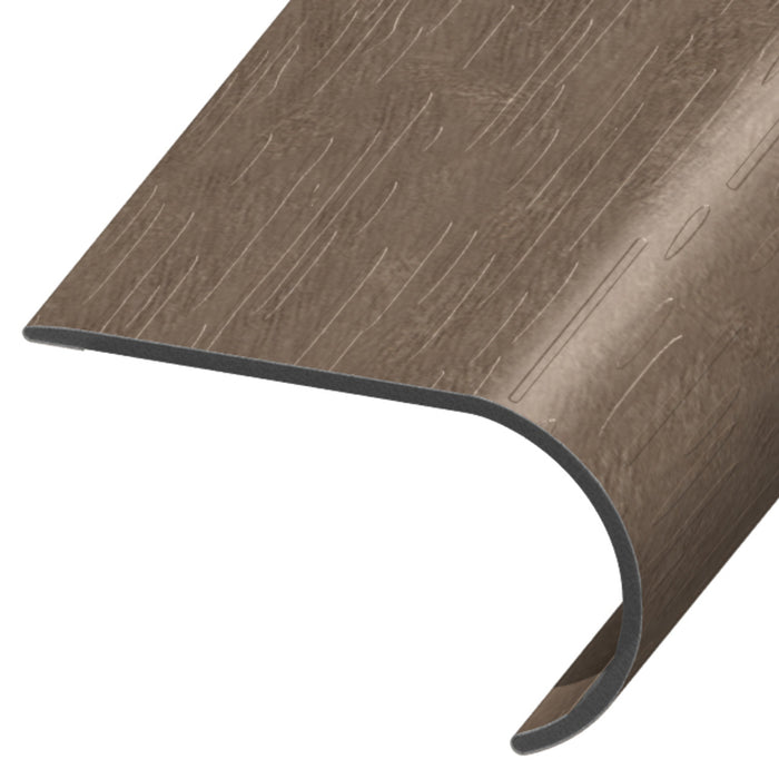 Standard Color Vinyl Aspen Oak Round Stair Nose Aluminum Oxide 1