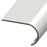 Standard Color Vinyl White Round Stair Nose Aluminum Oxide 1