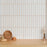 Rhythm Ceramic White Tile Glossy 2
