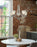 Weston Brushed Nickel 5 Light Contemporary Large Hanging Chandelier - 24" - View 3