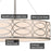 Sienna Brushed Nickel 3 Light Metal Drum Chandelier - 17.5" - View 2