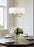 Quinn Brushed Nickel 5 Light Traditional Hanging Chandelier - 21.5" - View 5