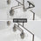 Monroe Brushed Nickel 4 Light Modern Island Light - 28" - View 3
