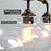 Harlow Oil Rubbed Bronze 3 Light Modern Industrial Farmhouse Kitchen Island Light - 37.5" - View 2