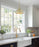 Belle Brushed Brass 1 Light Contemporary Industrial Pendant Light - 9.25" - View 7