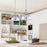 Belle Chrome 1 Light Modern Industrial Pendant Light - 9.25" - View 3