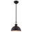 Belle Oil Rubbed Bronze 1 Light Contemporary Industrial Pendant Light - 9.25" - View 9