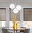Ceres White 1 Light Mid Century Modern Hanging Orb Pendant Light - 10" - View 6