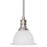 Ellie Brushed Nickel 1 Light Adjustable Mini Pendant Light - 7.5"