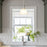 Ellie Brushed Nickel 1 Light Adjustable Mini Pendant Light - 7.5" - View 5