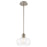 Harlow Brushed Nickel 1 Light Modern Industrial Farmhouse / Schoolhouse / Rustic Pendant Light - 9" - View 8