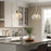 Harlow Brushed Nickel 1 Light Modern Industrial Farmhouse / Schoolhouse / Rustic Pendant Light - 9" - View 5