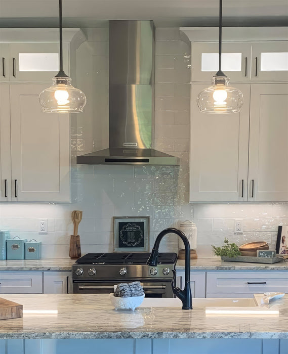 Harlow Oil Rubbed Bronze 1 Light Modern Industrial Farmhouse Pendant Light - 9" - View 5