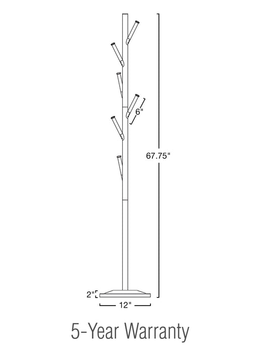 Addison Metal Freestanding Coat Rack - Oil Rubbed Bronze - View 4