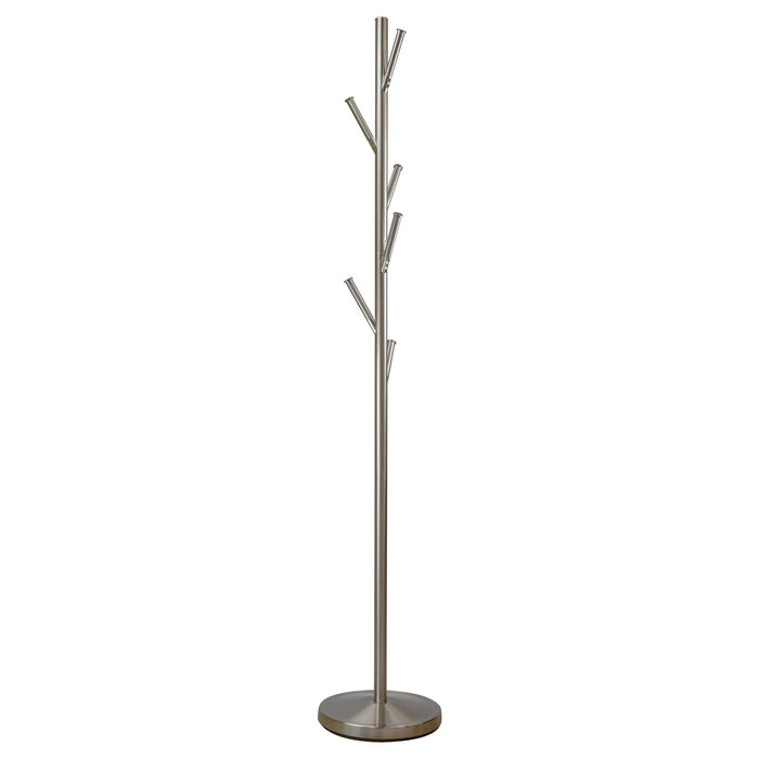Addison Metal Freestanding Coat Rack - Satin Steel