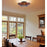 Mateo Black 2 Light Modern Dragonfly Tiffany Glass Flush Mount Ceiling Light - 15.5" - View 8