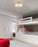 Chloe White 3 Light Retro Modern Semi Flush Mount Ceiling Light - 15.25" - View 7