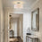 Addison Brushed Nickel 2 Light Semi Flush Mount Ceiling Light - 13" - View 5