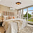 Mateo Black 2 Light Tiffany Glass Flush Mount Ceiling Light - 16" (2-Pack) - View 5
