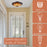 Mateo Black 2 Light Tiffany Glass Flush Mount Ceiling Light - 16" (2-Pack) - View 6
